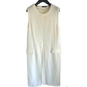 Brand new Zara white long top/sweater size small